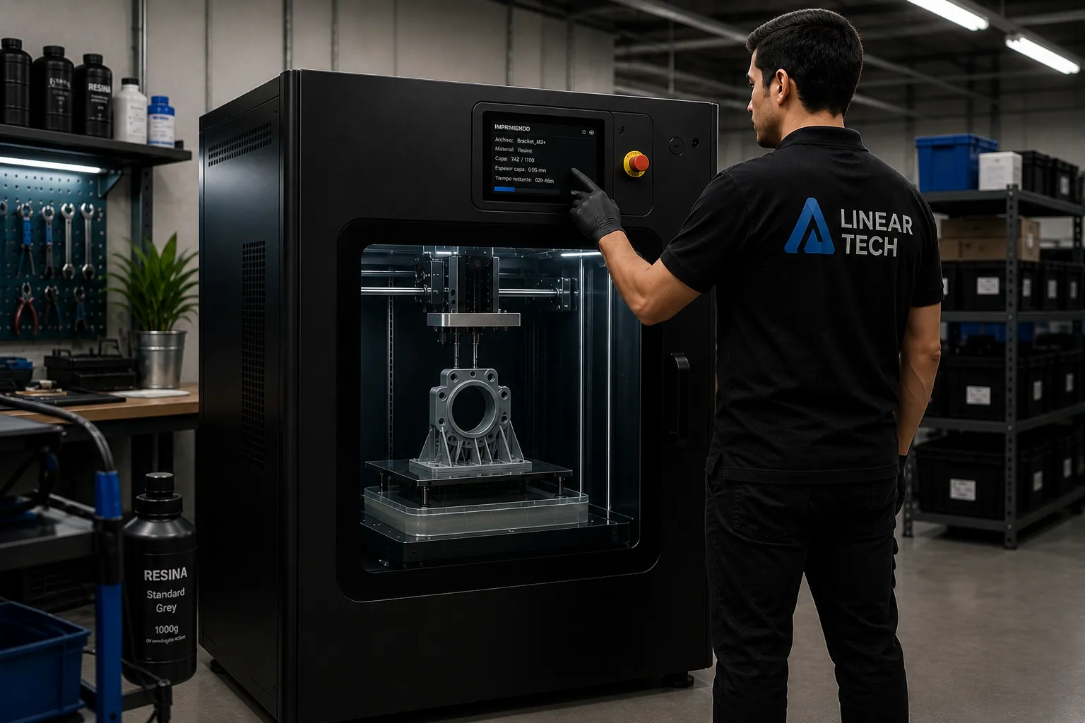Servicio de impresión 3D FDM y resina para prototipos y piezas funcionales