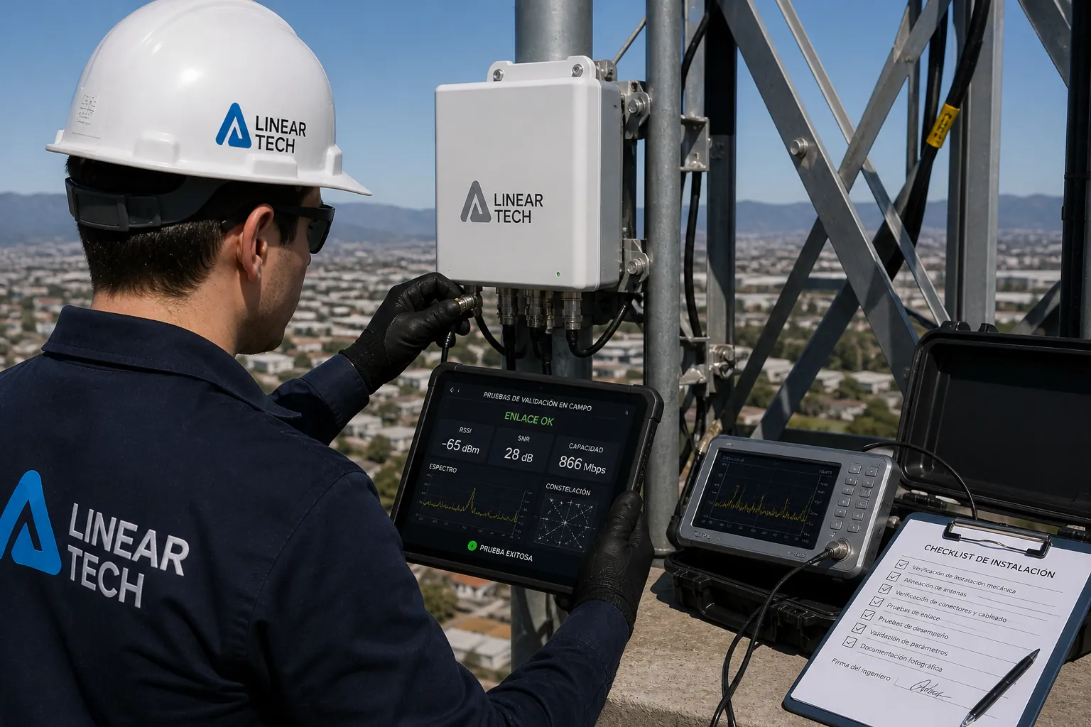 Validación de instalación de pieza fabricada